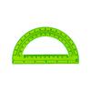 5Pcs Clear Plastic Protractor 180 Degrees Protractors 6Inch Protractors for School Office Geometry Drafting Drawing
