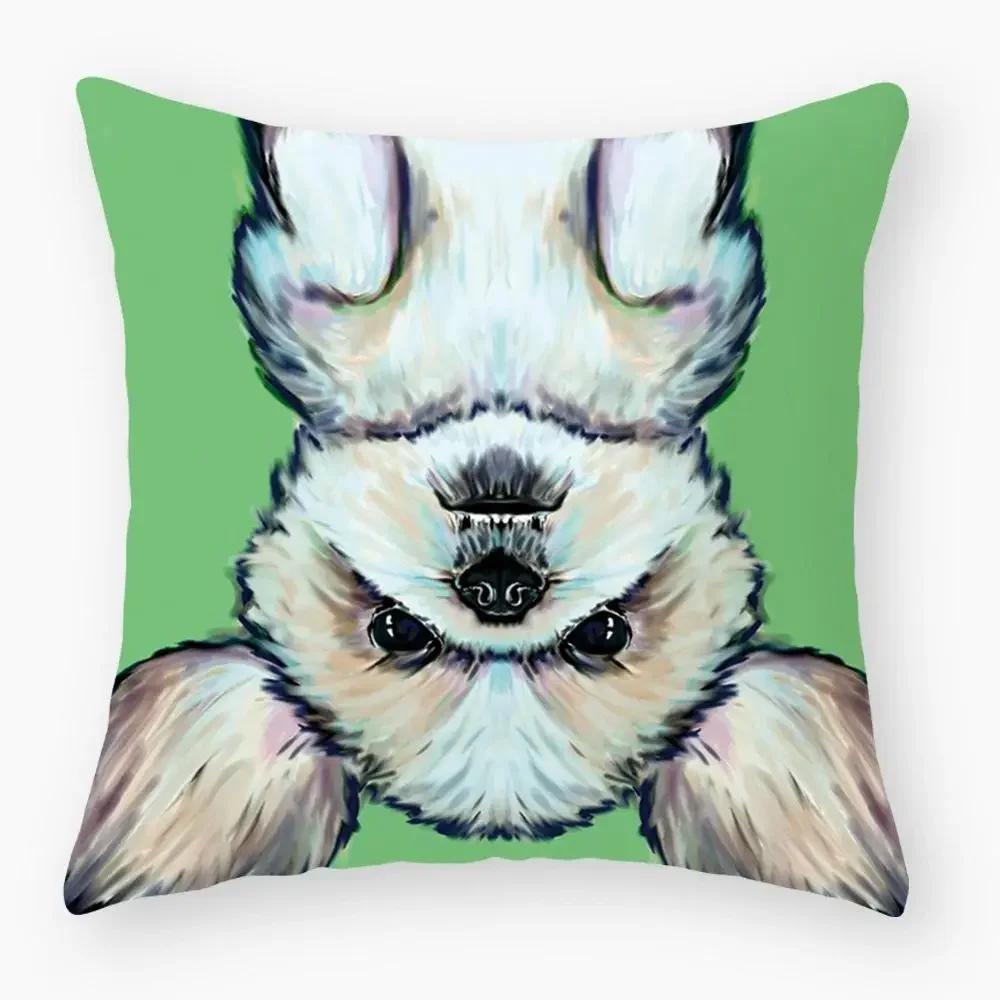 Sofa Kissenbezug Schlafzimmer Dekoration Kissenbezug Niedlicher Hund Yorkie Kissenbezug Mops Kissen Sofa Auto