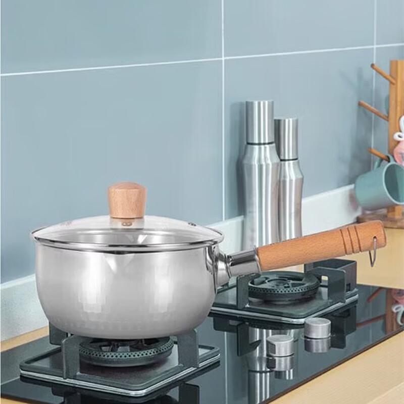 KOBACH 304 Stainless Steel Non-stick Yukihira Pot, 18cm
