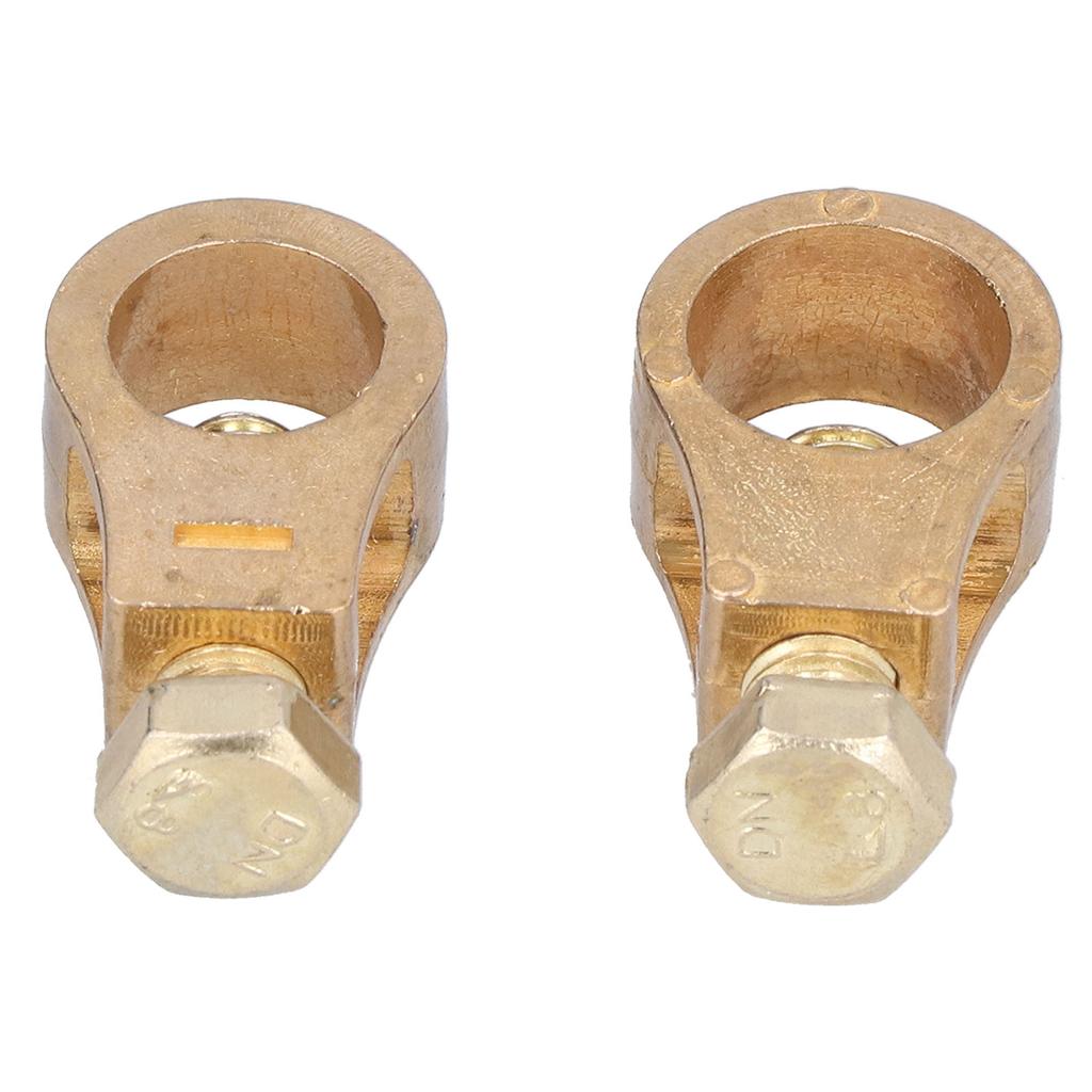 Pure Copper Battery Terminal Positive Negative Wire Connector Clamp Good Conductivity Universal