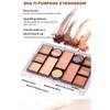 Fit Colors 12 Color Face Makeup Powder Ducky Light Pearl Light Color Cosmetic Browsefish Powder Eye Shadow Plate
