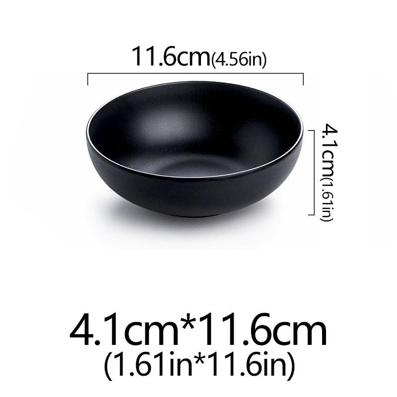 Frosted Melamine Ramen Bowl Imitation Porcelain Large Noodle High Temperature Resistance Bowl Salad Soup Bowl Fast FoodTableware