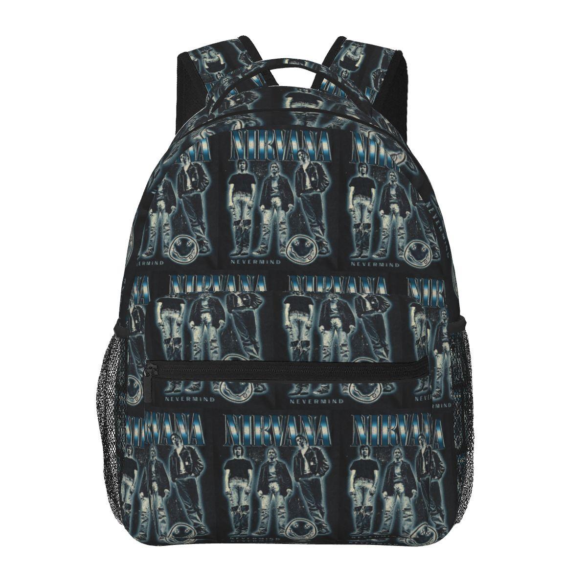 Trupă Nirvana Album In Utero Rucsac Student Geantă Școlară Rucsac de Zi pentru Drumeții Călătorii pentru Băieți Fete Geantă de Cărți la Modă Genți de Umăr One Size