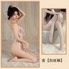 Sex Underwear Lace Embroidery Hollow Pajamas Sexy Suspender One-piece Waist Transparent Temptation Mesh Set