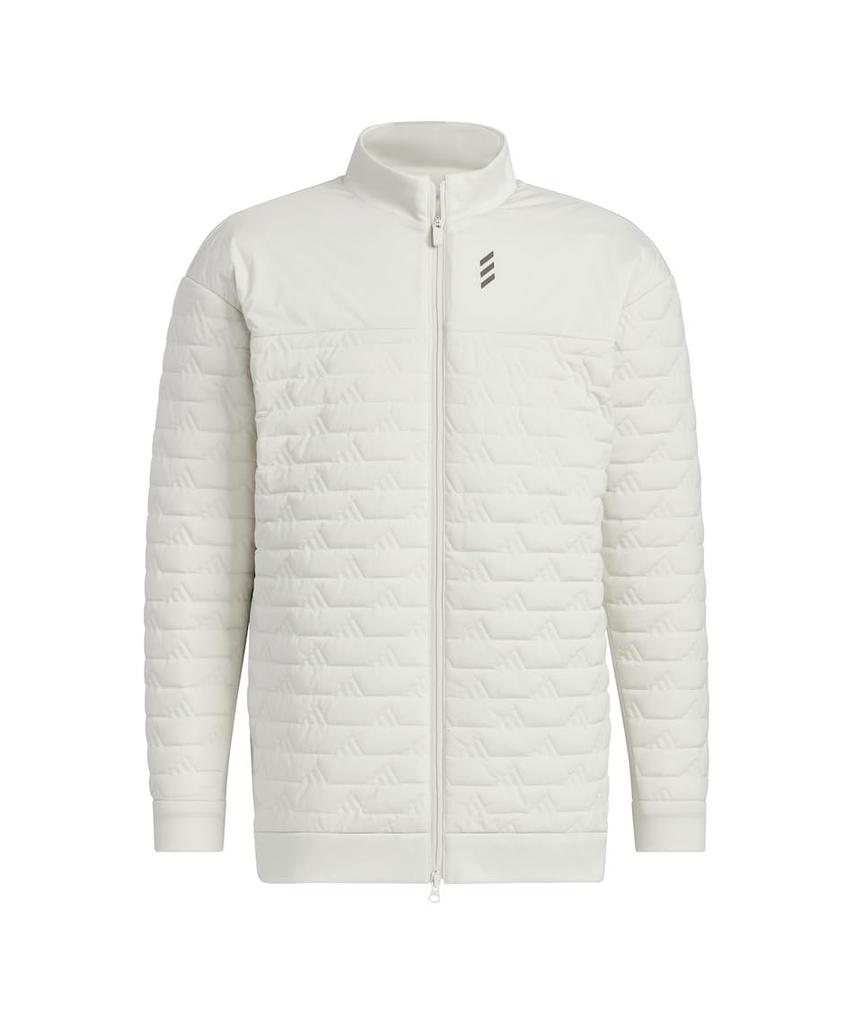 Golf Jacket Code Chaos Thermal Insulation BOS Logo Quilt Jacket White [Adidas Golf] WIND.RDY Men's