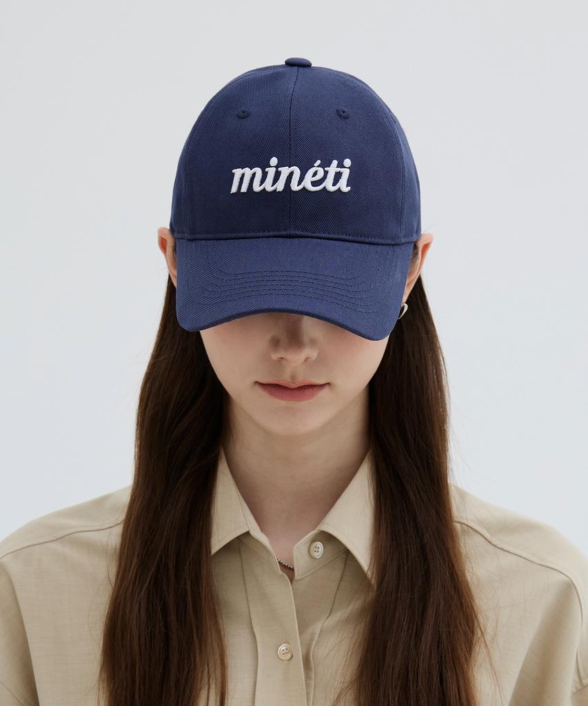 Mineti Small Head Cotton Lettering Ball Cap Y 10425 Mt