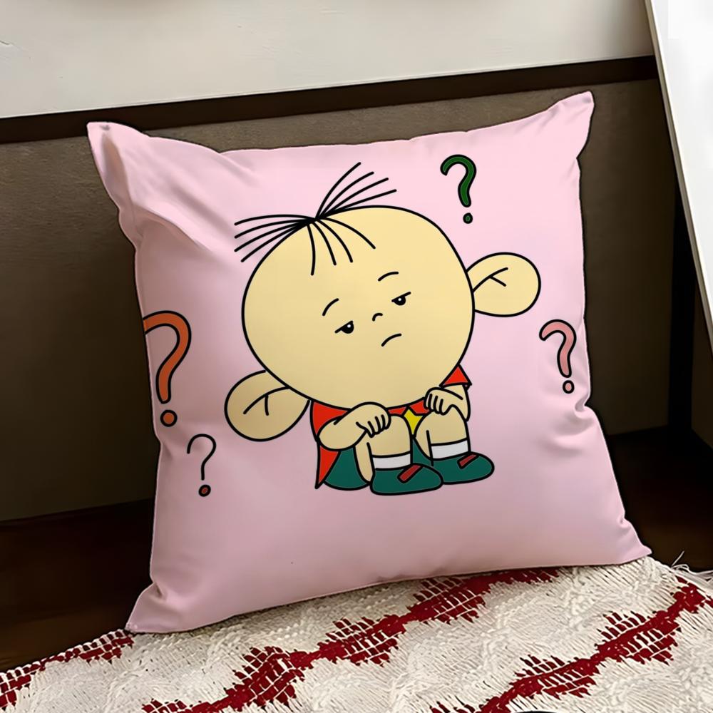 Cartoon BBig Ear Tutu Cushion Cover Reversible Soft Durable Pillow Cover Home Car MultiScene Use for Daily Comfort