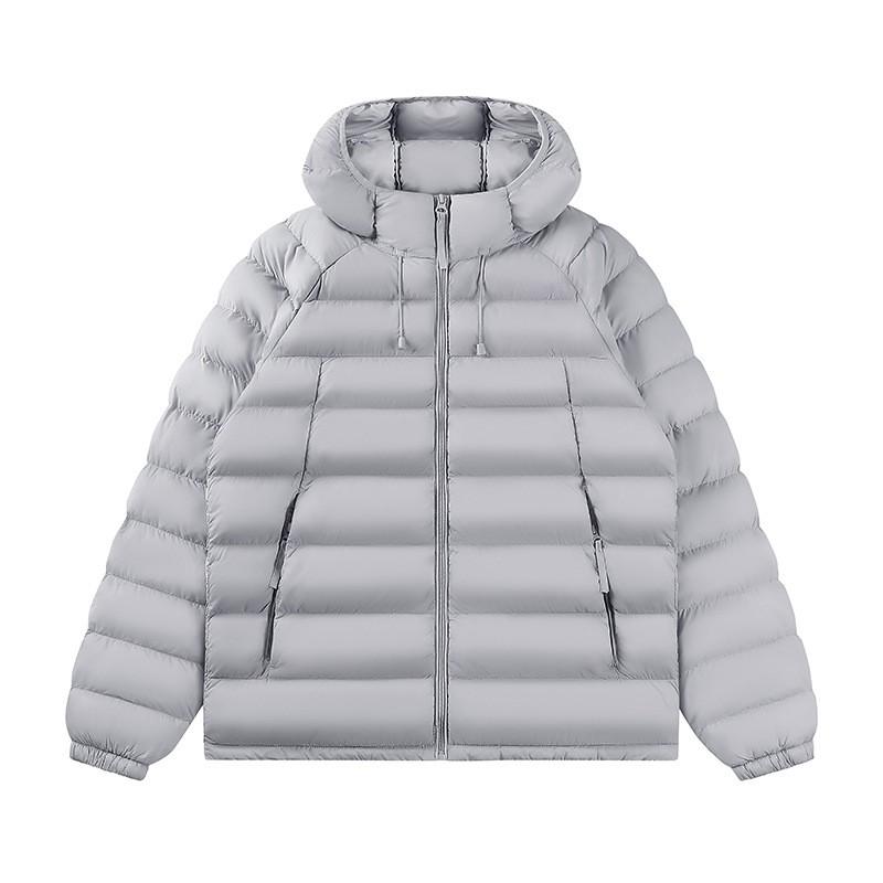 Unisex Winter Puffer Coat Hooded Slim Fit Thick Cotton Jacket Couples