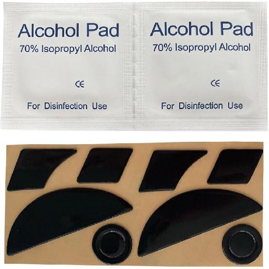 Mice Skates Mouse Feet for Razer Naga 2014 /Naga Chroma/Naga Limited Razer Green / 2014 Left Handed Edition (2 Sets)- Thickness 0.7mm (Left Handed