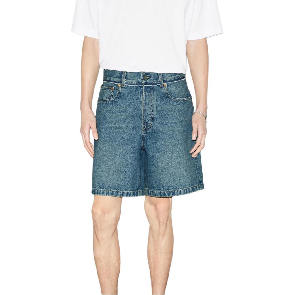 Gucci Lido Denim Shorts Men's Blue 785760-XDCYP-4597