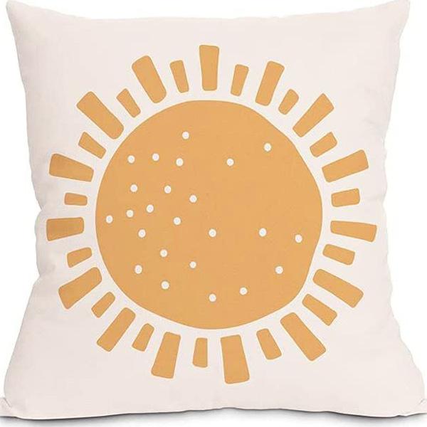 Moderne minimalistisk INS regnbue putetrekk friskt trykt lin putetrekk stue sofa