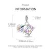 Authentic Charm Bead Charms copper Plated Artistic Painting Board Pendants Compatible With Bracelets Ideal For Women Jewellery Making Fine Gifts