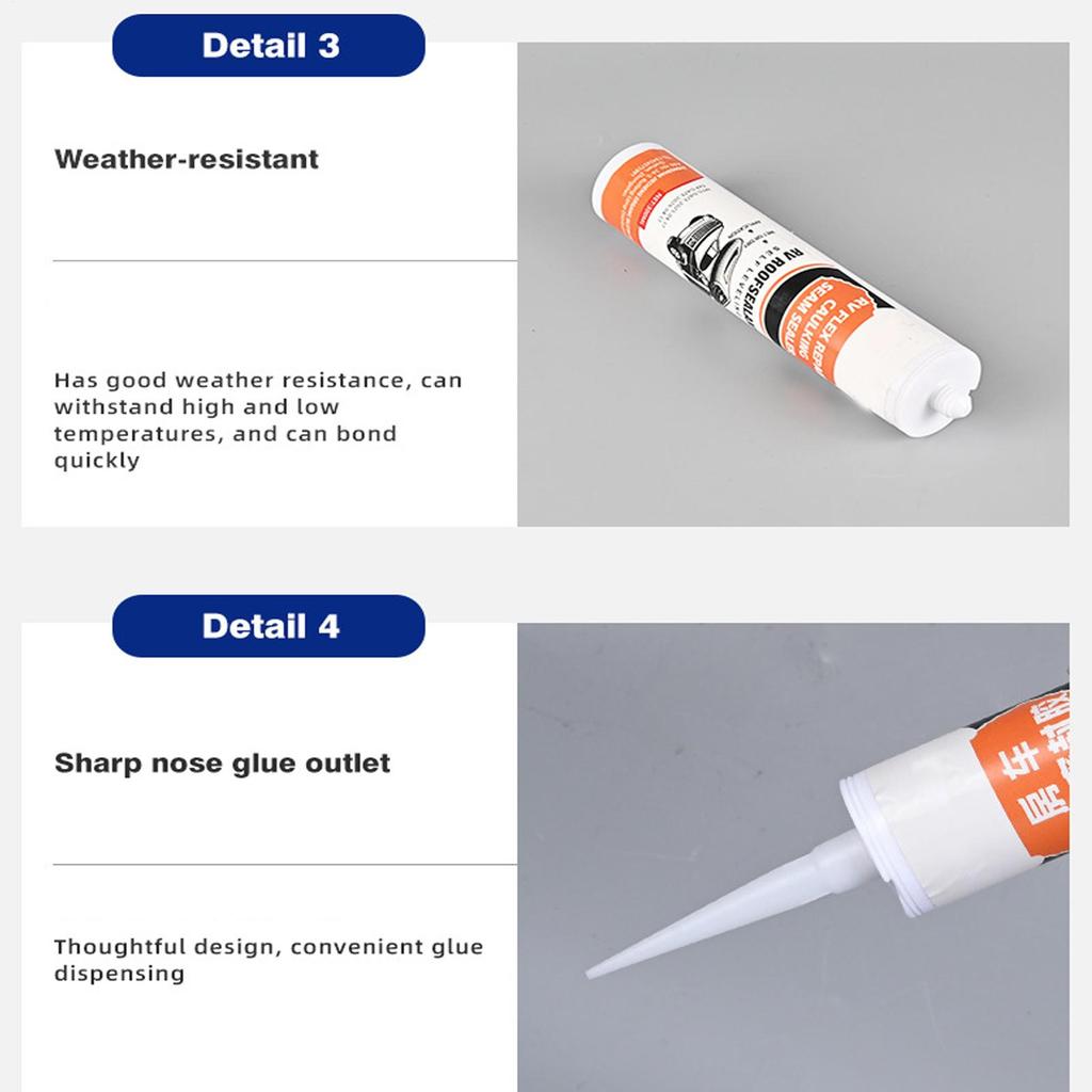 Lap Sealant For Rv Roofs High-Adhesive Long-Lasting 300ml Trailer Roof Coating Repair Adhesive For Motorhome Trailer Exterior