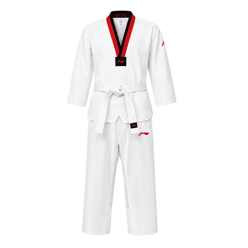 Herren Li-Ning Taekwondo-Uniformen Unisex Rohweiß Moderat 140
