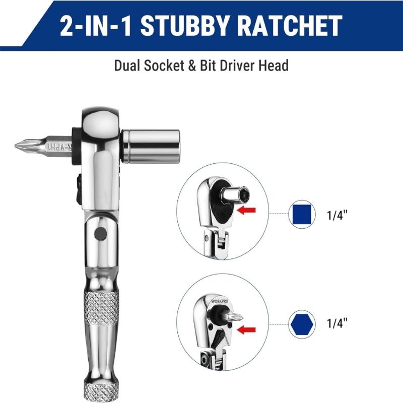 1/4inch Drive Ratcheting Wrench Featuring 72Tooth Mechanism And Reversible Switching For Precise Work Socket Wrench