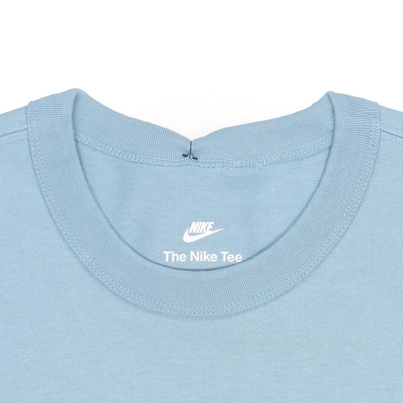 Men's Nike Alphabet Large Logo Printing Sports Breathable Short Sleeve Blue T-Shirt DV3317-494