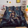 Beauty Skull Printed Comforter Cover Set Twin Size Polyester Bedspreads Man Fashion Design Duvet Cover Set