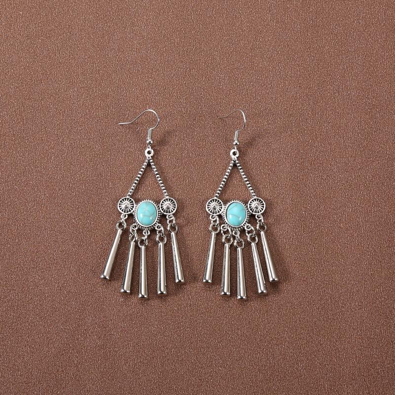 

Богемные серьги с кисточками - Ретро этнический стиль для женской универсальной, длинной европейской и американской моды