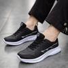 Fashion Men Sports Shoes Low Top Casual Vulcanized Shoes Men Soft Comfortable Breathable Sneakers for Men Zapatillas Hombre Leather Blac
