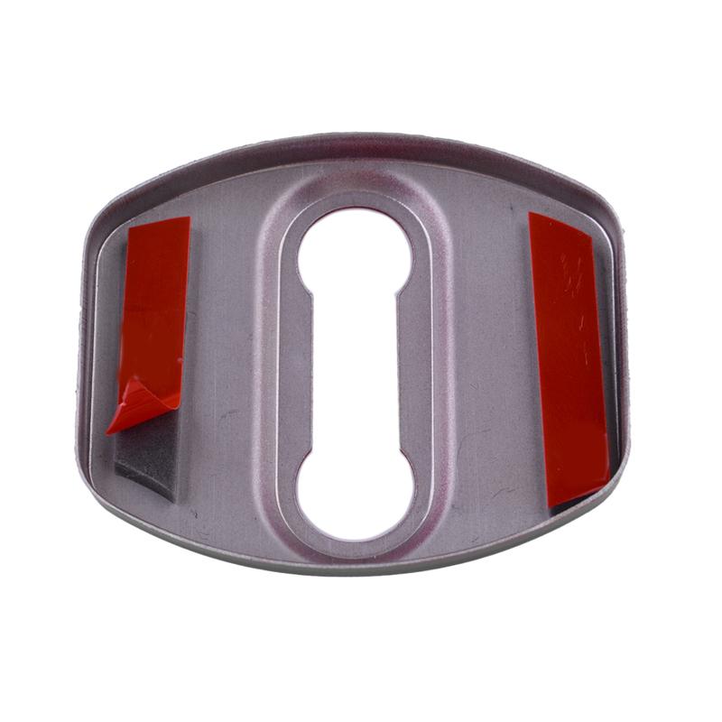 4Pcs Door Lock Latch Buckle Protector Covers Fit for Hyundai Kona EV Santa Fe Ioniq Sonata Kia Sorento Black Stainless Steel