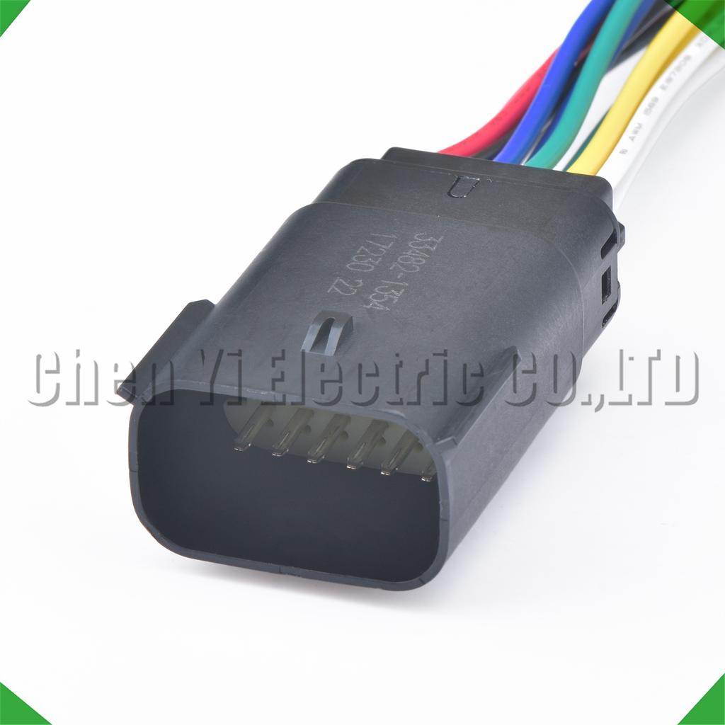 12 Pin Auto Headlight Plug Connector Wiring Harness Plug 33472-1201 33472-1206 33482-1201 15521147 15514623 For Ford Chevrolet