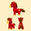 Horse Doll Year of The Horse Symbol PP Cotton Filling Traditional Craftsmanship Zodiac Doll Desk Ornament