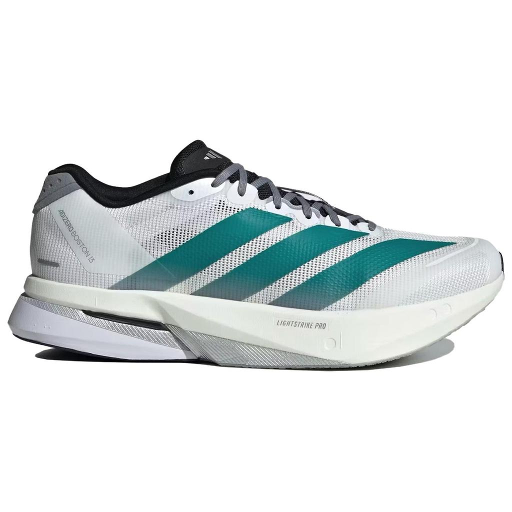 New Adidas Adizero Boston 13 White Pure Teal JR4791