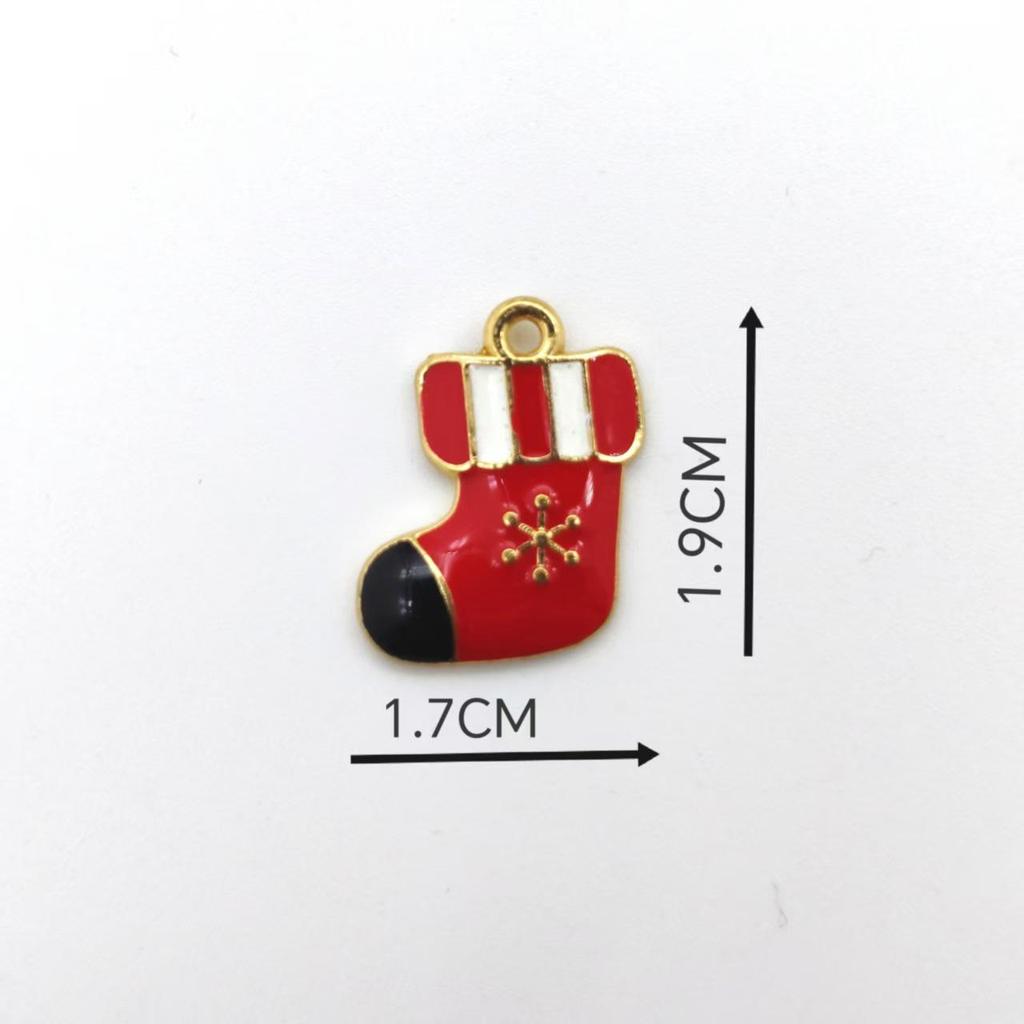 Christmas Snowman and Tree DIY Enamel Pendant Accessories