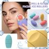Facial Ice Roller Silicone Massager for Face and Eyes - for Tool