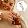 Unique Lace Tassels Keychain Love Heart Shaped Key Bag Pendant Versatile Keys Accessory for Trendy Everyday Use