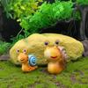 Yousheng Snail Desktop Ornament Cartoon Solid PVC Craft Colorfast Fish Tank Landscaping Smooth Cute Animal Figurine Table Decoration Home Supplies