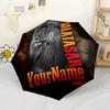 Galatasaray1 Customize Your Name Umbrella Portable Automatic Umbrella Retractable Design with 8-Rib Durability Foldable Design Travel Essential