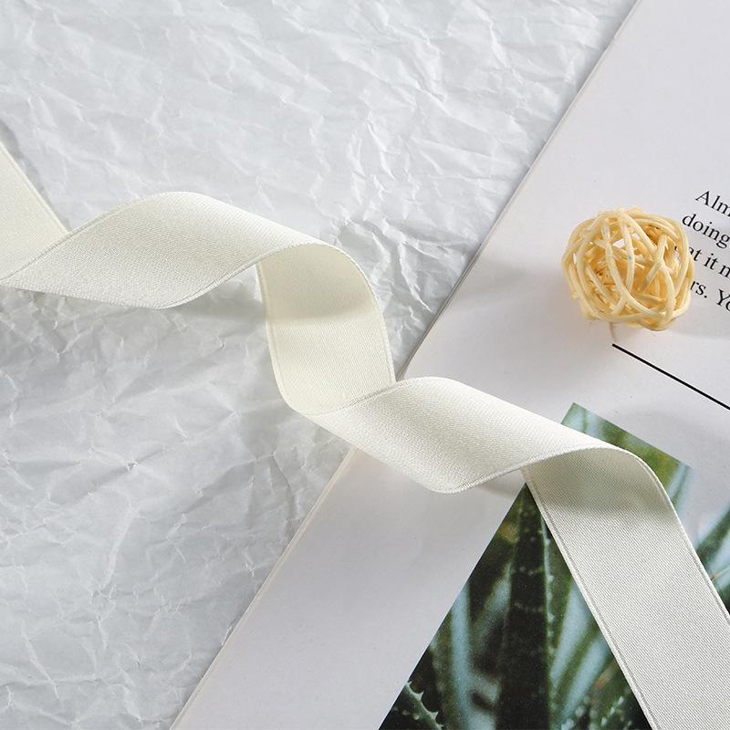 Double-Sided Matte Webbing Thickened Polyester-Cotton Jewelry Trophy Decorative Accessories Bow Colored Ribbon