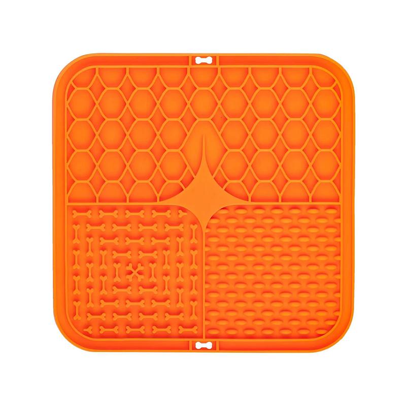 Pet Licking Plate, Slow Food Plate, Licking Pad, Silicone Pet Slow Food Tableware Bowl, Suction Cup, Dog Licking Pad, Slow Food