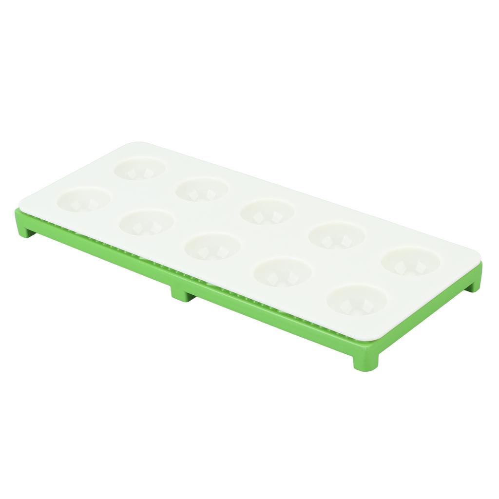 Ravioli Maker Press 10 Holes Iron ABS Durable Square Ravioli Maker for Home Dumpling Making Green