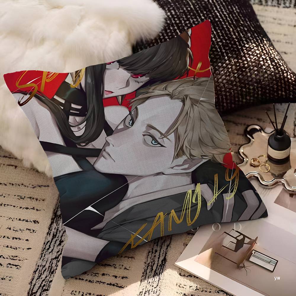 Spy X Family Pillow Anime Pillow Sofa Bed Head Pillow Cover Cushion Cover 45x45 cm Fashion