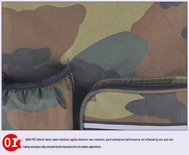 Sturdy Outdoor Folding Chair with Insulated Ice Pack - Comfortable for Camping, Barbecue & Fishing