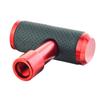 Arenbel Shift Knob Car Lever Knob Leather Aluminum Alloy Type Universal for Manual Auto Vehicles Red T-Handle
