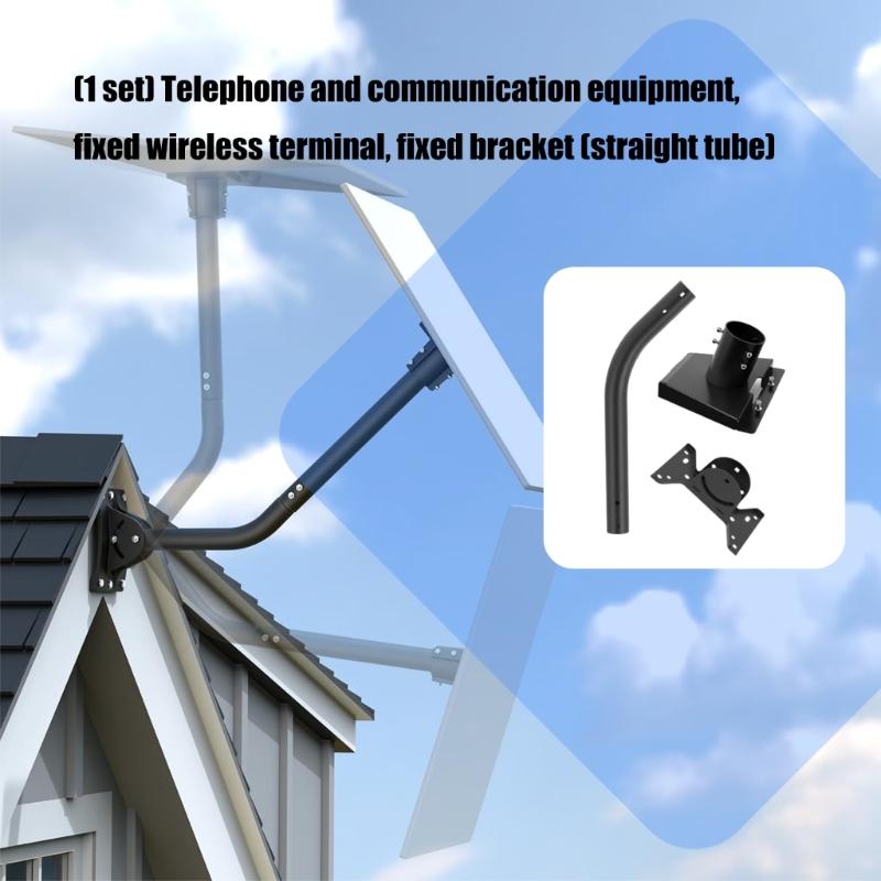 Weatherproof Pipe Adapter Stand For Internet Antennas 360 Degree Adjustable Mounting System For Fixed Wireless Terminals
