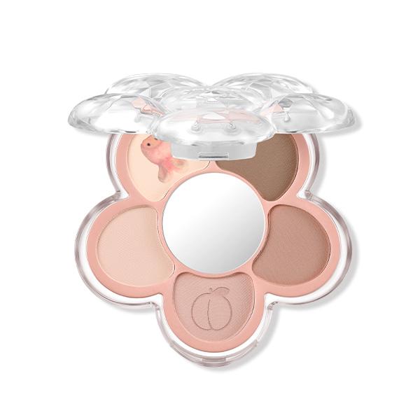 [Monchhichi Collaboration / Photo Keyring Gift] AMUSE Flower Eye Palette 05 Vanilla Brown 05 Vanilla Brown
