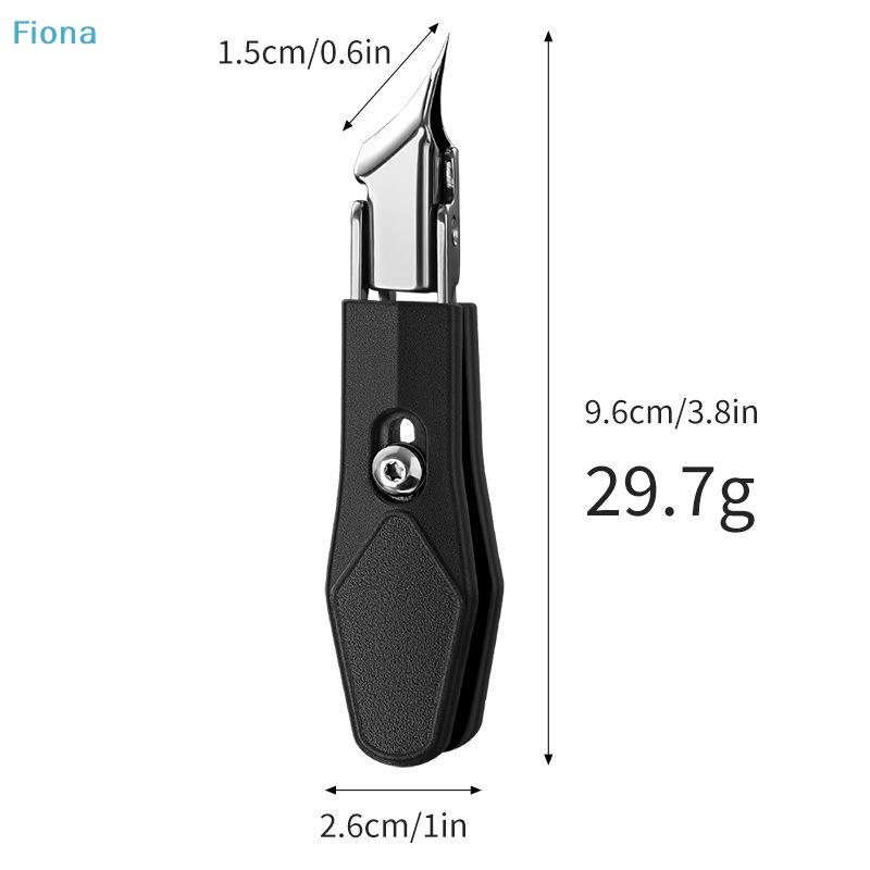 25° Slant Edge Nail Clipper Wide Opening Stainless Steel Eagle Beak Oblique Toe Nail Trimmers Professional Toenail Tools
