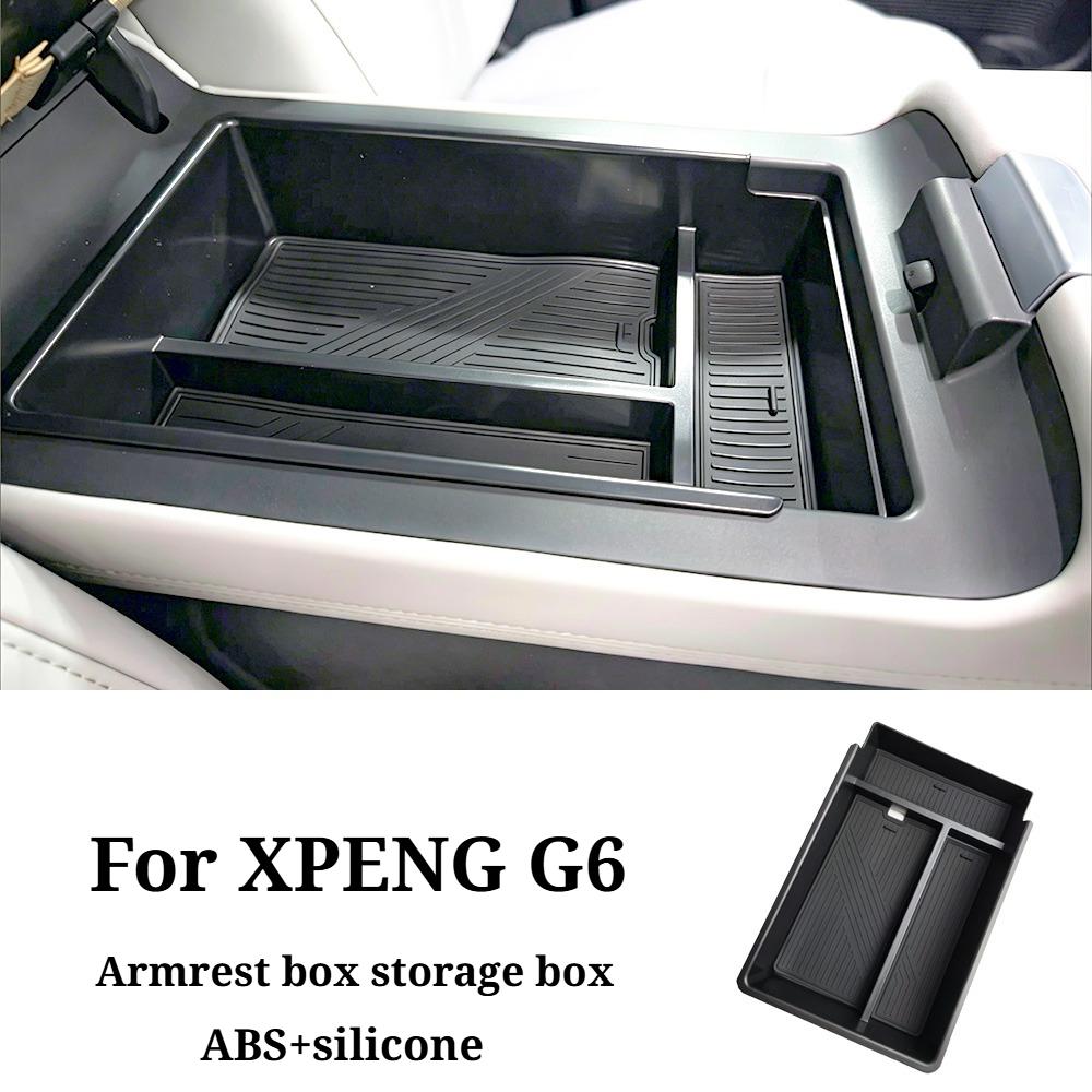 Fit for Xpeng G6 2026 2025 2024 Xiaopeng G6 Armrest Box Under-center-console Storage Box Modified Interior Accessories