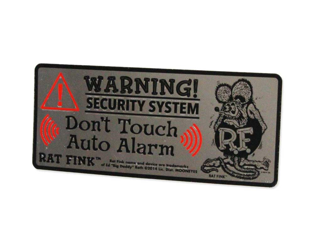 

MOONEYES RatFink Sticker - Security - Anti-theft - SC-RDF048-MON small серый