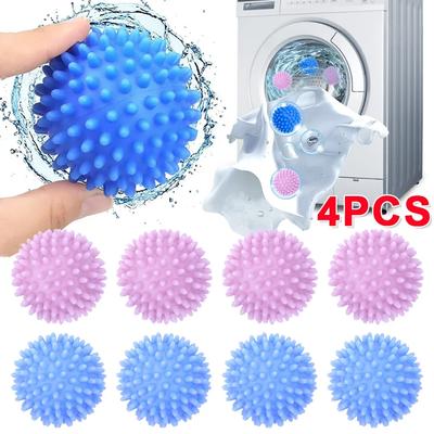 4/1 Peça Bolas Mágicas de Lavanderia Para Máquina de Lavar Reutilizável Anti-Enrolamento Secagem Amaciante de Tecido Bola Ferramenta Doméstica de Limpeza de Lavanderia