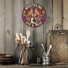 Vintage Retro Aluminium Wandkunst Schild Rustikales Metallschild Heimdekoration 3 Tage Frieden Liebe Musik Festival