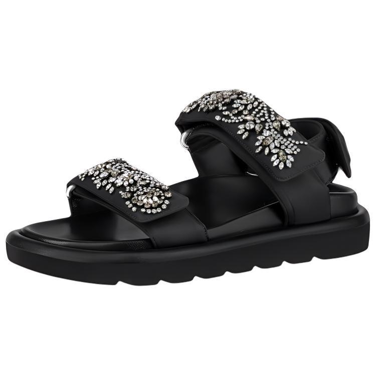 Louis Vuitton Pool Pillow Comfort Stylish Sandal Women's Black 1A9OKE