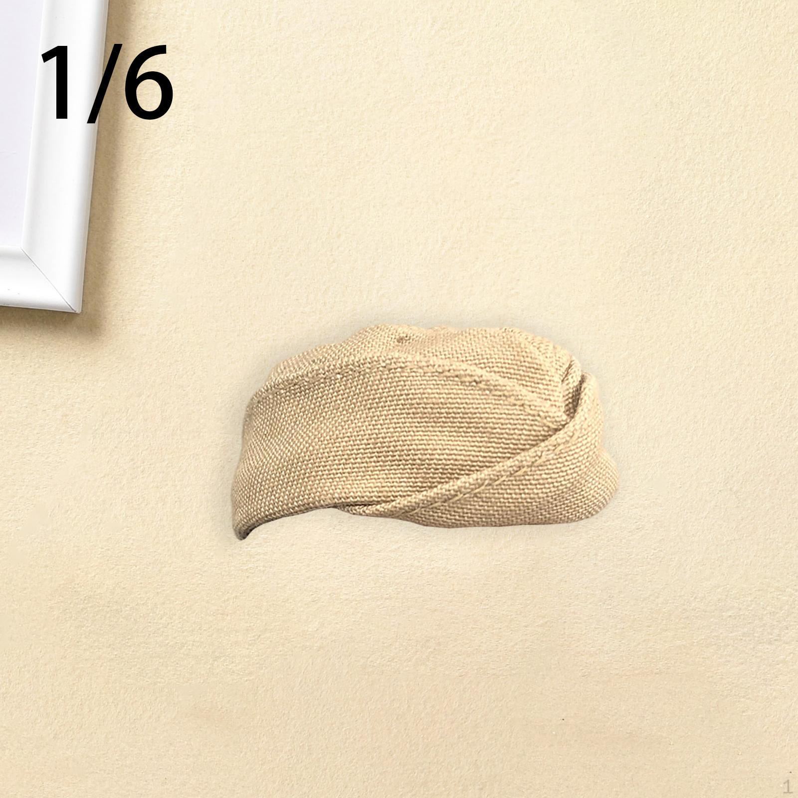 

1/6 Мужская шляпа Костюм Аксессуары Игрушки Модель Ручной Работы Нейлоновая Кепка для 12-дюймовых Фигурок Куклы хаки