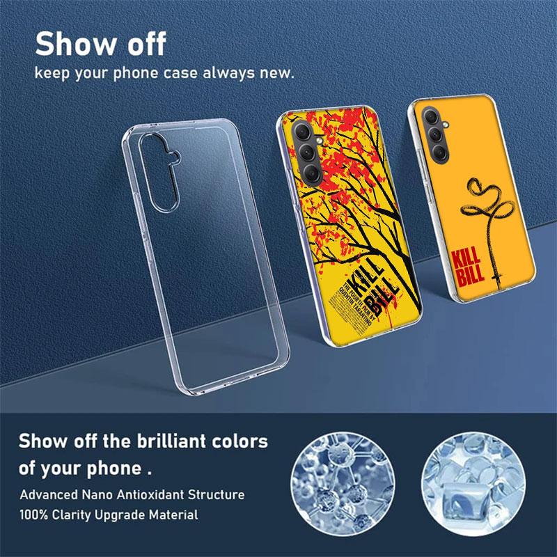 Kill Bill Phone Case for Samsung A16 A26 A36 A56 A17 A37 A57 A07 A06 A02S A03 A04S A05S Galaxy Note 20 10 A50S A71 A51 A31 A30 A