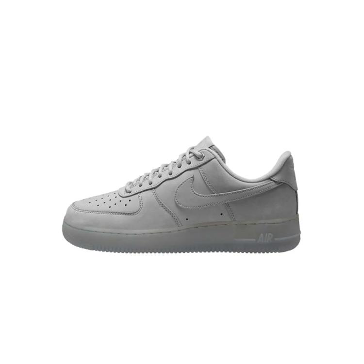 Nike Air Force 1 Mist Cushioning Coverage Slip Resistant Low Top Skateboard Shoes Men's Gray White CJ9179-002(Team1877-)