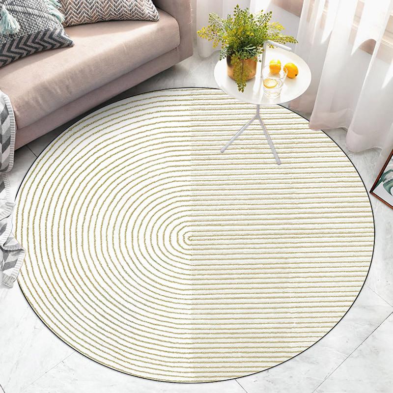 Kulaté koberce do obývacího pokoje Velké plošné koberce do ložnice Salonek Počítačová židle Vstupní rohožka Pratelné